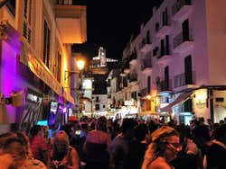 Porto de Ibiza em pleno mês de agosto