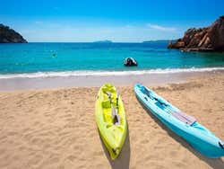 Kayak em Ibiza