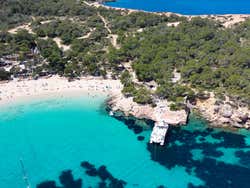 Cala Bassa vista do alto