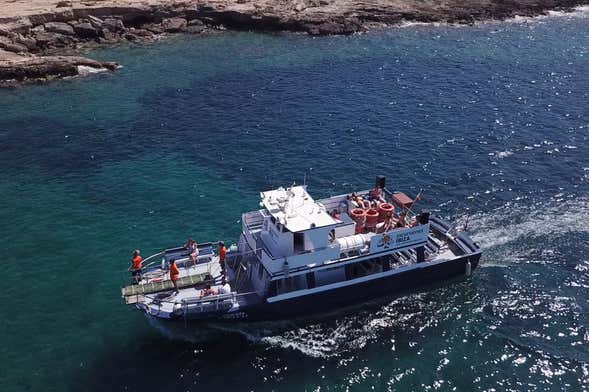 Passeio de barco por Es Vedrá e Formentera