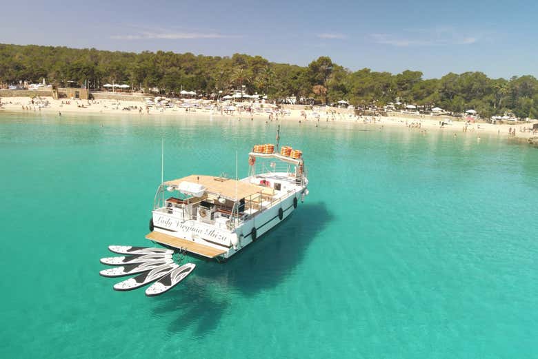 Passeio de barco por Cala Salada e Cala Conta