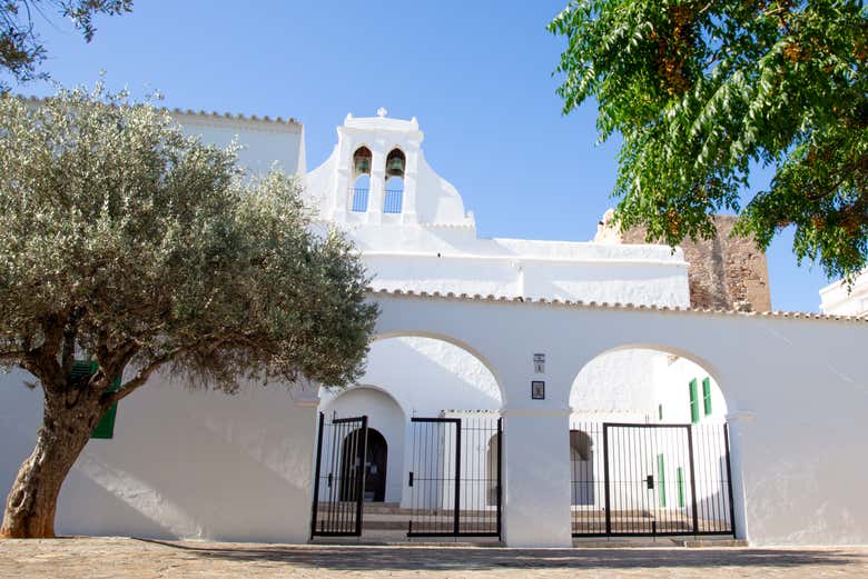 Um dos edifícios típicos de San Antonio Abad